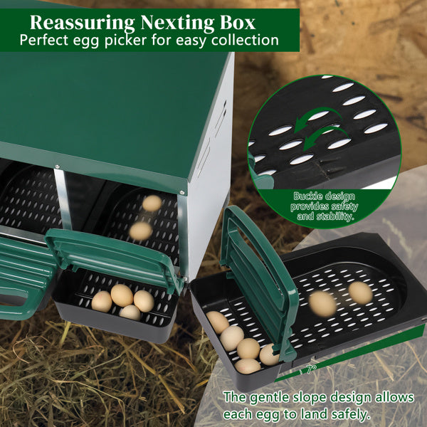 3-Compartment Chicken Feeding Trough