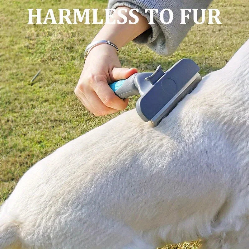 Professional Pet Thinning Comb for Dogs and Cats - Large Knotting Knife and Fur Removal Tool